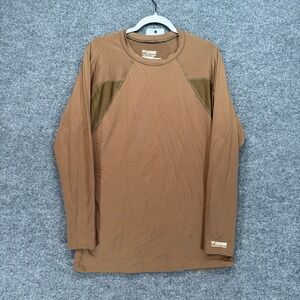 Blackhawk Warrior Wear Base Layer Shirt Mens 2XL Brown Mesh Tactical Performance